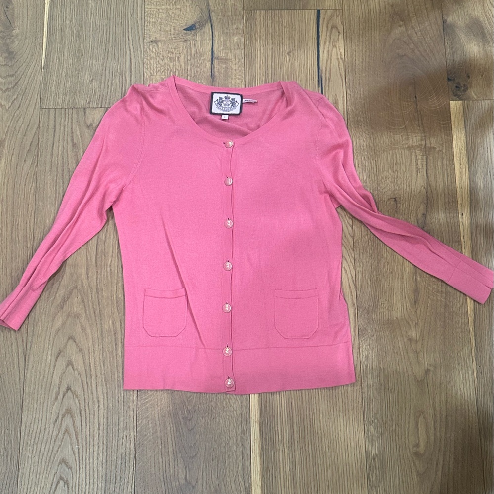 Juicy Couture Cardigan. Like new. Large.